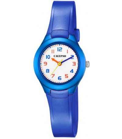 Reloj Calypso Crono Negro y Azul » Joyería Relojería Paraíso