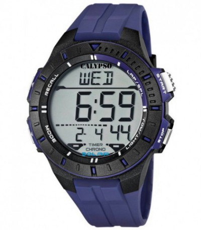 Reloj 50 Laps Digital Numeros Grandes Azul Marino CALYPSO - K5607/2