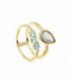 ANILLO PLATA CHAPADA ZRK AZULES - 16239-G-R