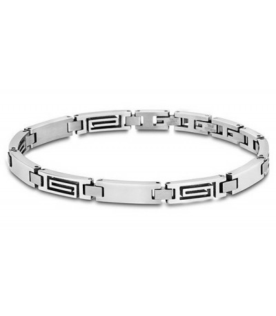 Pulsera Acero Hombre Placas y Grecas LOTUS STYLE - LS1798-2/1