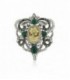 BROCHE PLATEADO CON CAMAFEO - 98-B17DH686