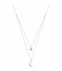 COLLAR DOBLE LOTUS SIVLER - LP1680-1/4