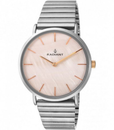 RELOJ MUJER GINGER ROSA PLATEADO RADIANT - RA475201