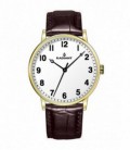 Reloj Hombre Dorado Esfera Visible Correa Piel Classic RADIANT - RA481603