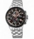 Reloj Hombre Acero Chrono Esfera Negra LOTUS - 18586/1