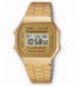 RELOJ DIGITAL UNISEX CHAPADO CASIO - A168WG-9EF