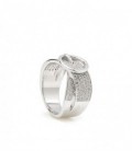 ANILLO PLATA HEBILLA CIRCONITAS LINEARGENT - 15645-R