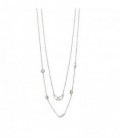 Colgante Doble Luna con Bolitas de Ópalo LINEARGENT - 16795-C
