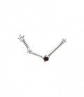 Collar Acuario LINEARGENT - CO01-AQU-G-PE