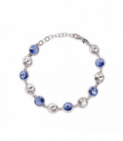 Pulsera Light Sapphire Plata VICTORIA CRUZ - A3022-1P