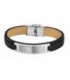 Pulsera Hombre Acero y Cuero Negro LOTUS STYLE - LS1808-2/2