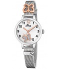 Reloj Niña Junior Acero Butterfly Oro Rosa Malla LOTUS - 18659/2