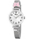 Reloj Niña Junior Acero Mariposa Rosa Malla LOTUS - 18660/2