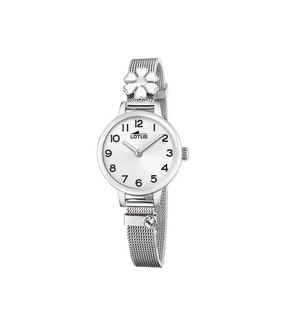 RELOJ JUNIOR ACERO FLOR LOTUS - 18661/1