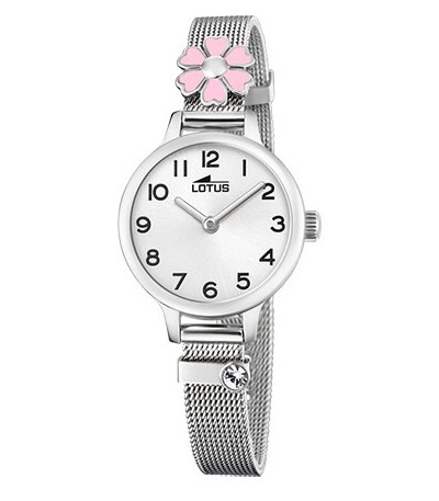 RELOJ JUNIOR ACERO FLOR LOTUS - 18661/2