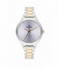 Reloj bicolor Mujer Esfera Plateada RADIANT - RA486204