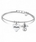 Brazalete MUM y Chupete Acero LOTUS STYLE - LS2036-2/1