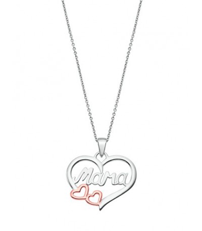 COLLAR MAMA CORAZONES LOTUS SILVER - LP1812-1/1