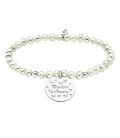 Pulsera Perlas y placa Te Quiero Abuela LOTUS SILVER - LP1950-2/1