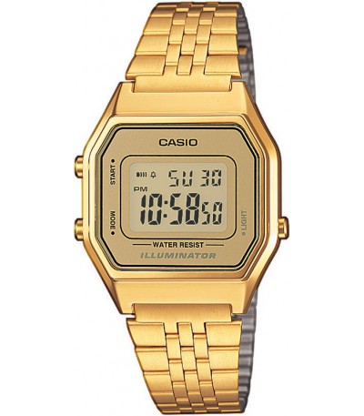 Reloj Casio Vintage Dorado para mujer - LA680WEGA-9ER