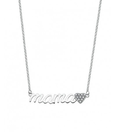 Collar Mother´s Love Mamá y Corazón LOTUS SILVER - LP1808-1/1