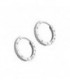 Pendiente Aro con Circonitas 21MM LOTUS SILVER - LP1888-4/1