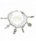 Pulsera ESTETICISTA en Plata de Ley - 7867
