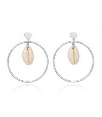 AROS PLATA CARACOLA NATURAL - D1PM259