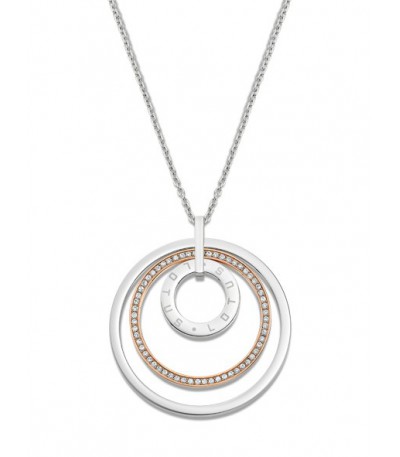 Cadena y Colgante Aros Bicolor LOTUS STYLE - LS2090-1/2