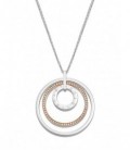 Cadena y Colgante Aros Bicolor LOTUS STYLE - LS2090-1/2