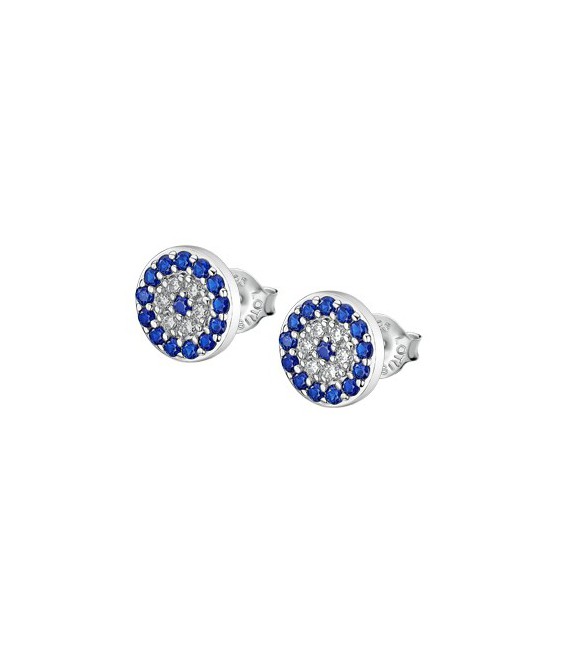 Pendientes Ojo Turco Redondos LOTUS SILVER - LP1969-4/1
