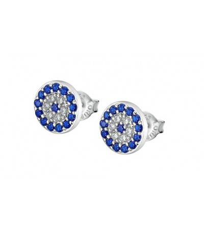 Pendientes Ojo Turco Redondos LOTUS SILVER - LP1969-4/1