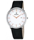 Reloj Clásico Minimalista Hombre Esfera Blanca FESTINA - F6839/3
