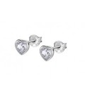 Pendientes Charming Lady Corazón Swarosvski LOTUS SILVER - LP2000-4/1