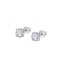 Pendientes Charming Lady Piedra Blanca LOTUS SILVER - LP2005-4/1