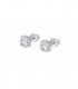 Pendientes Charming Lady Piedra Blanca LOTUS SILVER - LP2005-4/1