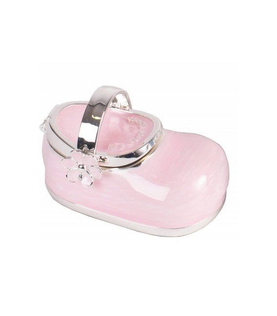 Cajita de Dientes Rosa Zapato Bebé - 09568-R