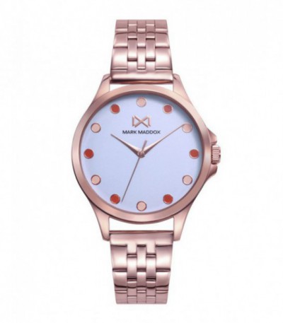 RELOJ MUJER ACERO IP ORO ROSA TOOTING MADDOX - MM7140-96