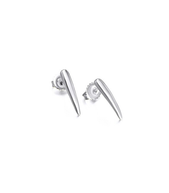 PENDIENTES PLATA BAÑO RODIO - LB060RO.00