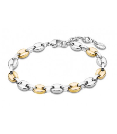 Pulsera Acero Calabrote 7mm Bicolor IP Oro LOTUS STYLE - LS2124-2/2