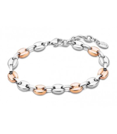 Pulsera Acero Calabrote 7mm Bicolor IP oro rosa LOTUS STYLE - LS2124-2/3