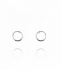 PENDIENTES ARO 12MM PLATA DE LEY - A-1