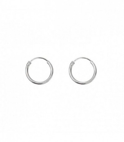 PENDIENTES ARO 15MM PLATA DE LEY - A-2