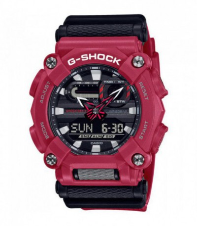 RELOJ ROJO CASIO G-SHOCK HEAVY DUTY - GA-900-4AER