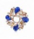 BROCHE ROSÉ PIEDRAS AZULES - 98-B14BE204