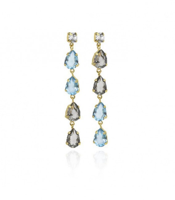 PENDIENTES LOUIS DIAMOND - ORO - A3620-3DT