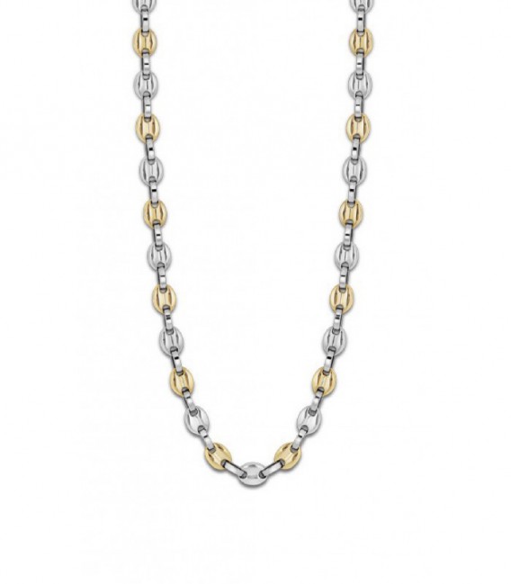 Collar Acero Bicolor Calabrote 7mm LOTUS STYLE - LS2124-1/2