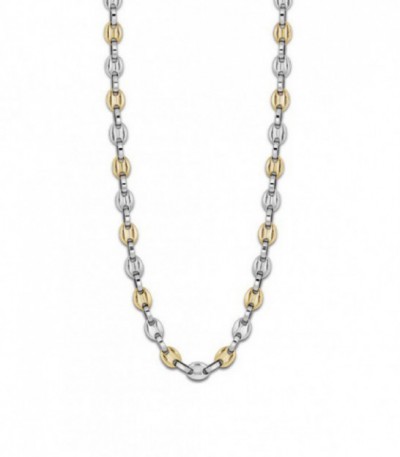 Collar Acero Bicolor Calabrote 7mm LOTUS STYLE - LS2124-1/2