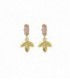 Pendientes Camellia Crystal Dorado - A3851-63DT