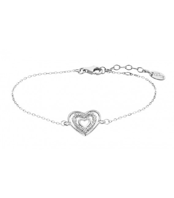 Pulsera Corazones para Mujer LOTUS SILVER - LP3143-2/1